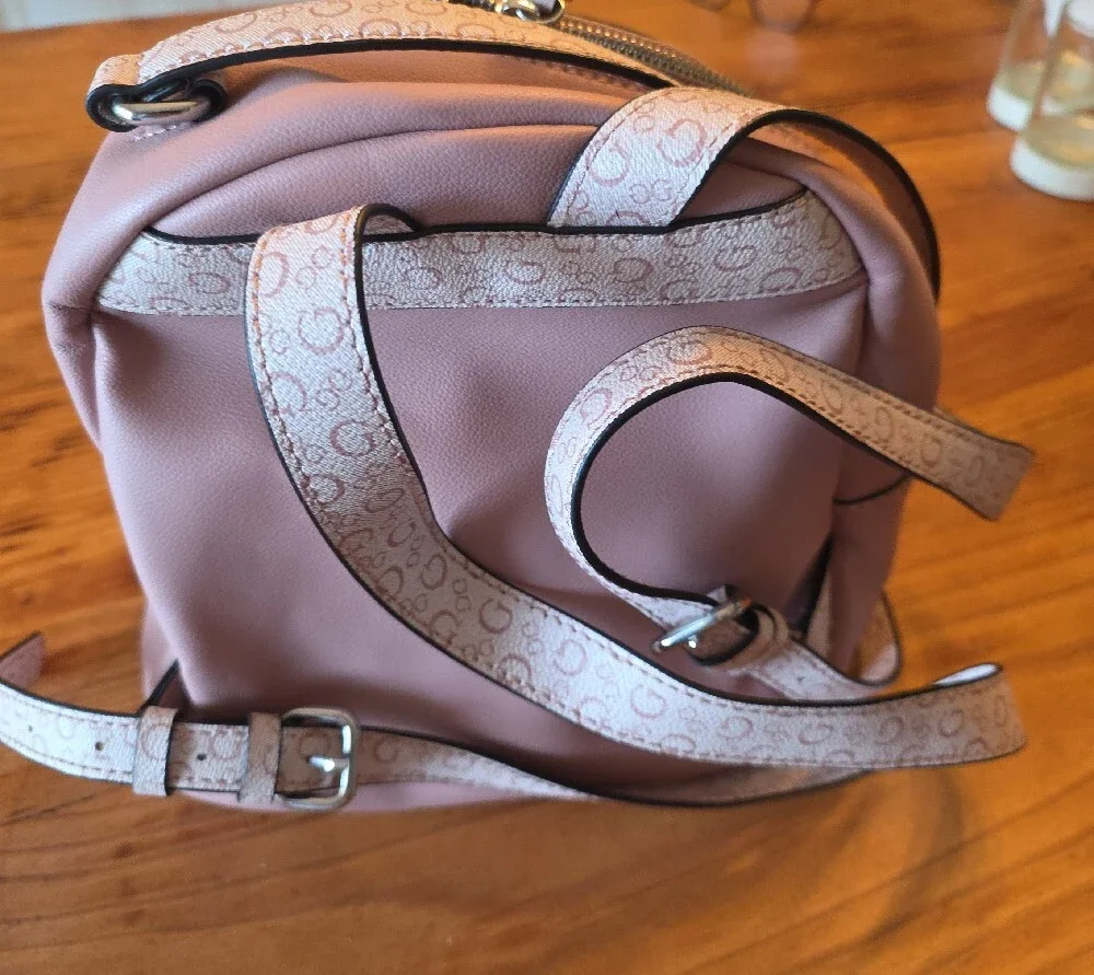 GUESS Pink Mini Backpack - Feminine Everyday Bag